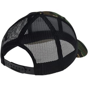 Additional Image 1 - a black hat with a mesh strap