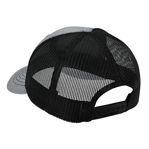 Additional Image 1 - a black mesh cap on a white background