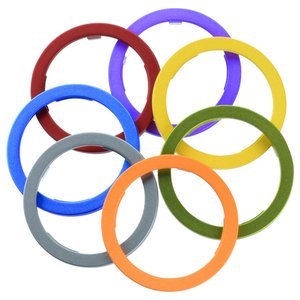 Additional Image 2 - a group of colorful rings