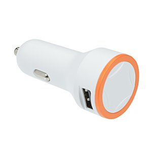Additional Image 4 - a white and orange car charger