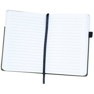 Additional Image 1 - a white notebook with a black band