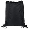 a black backpack with string