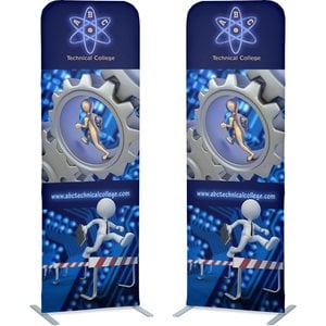 Additional Image 5 - a pair of blue banners
