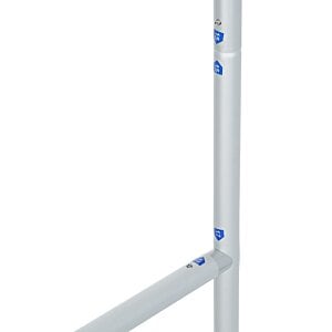 Additional Image 2 - a white metal frame with blue dots