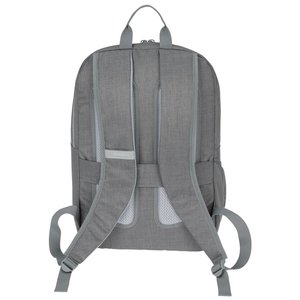 Additional Image 2 - a grey backpack with straps