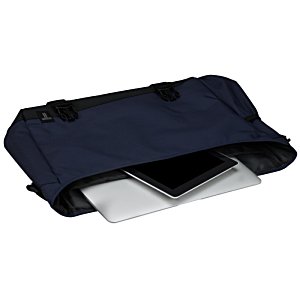 Additional Image 1 - a blue bag with white paper inside