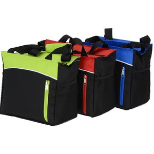Additional Image 1 - a group of black and green bags