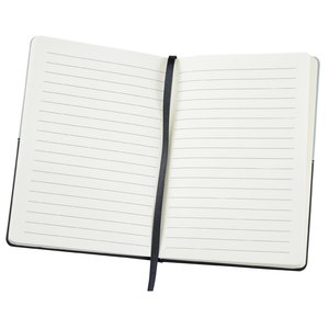 Additional Image 1 - a white notebook with a black band