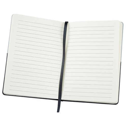 Additional Image 1 - a white notebook with a black band