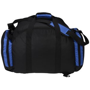 Additional Image 2 - a black and blue duffel bag