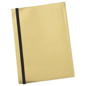 Additional Image 1 - a yellow notebook with a black band