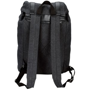 Additional Image 1 - a black backpack with straps