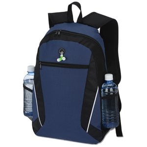 Additional Image 1 - a blue backpack with a black strap