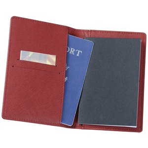 Additional Image 1 - a red and blue passport cover