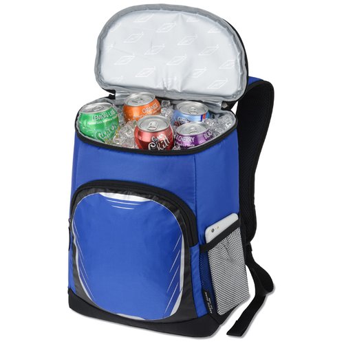 Additional Image 1 - a blue and black backpack with a white background