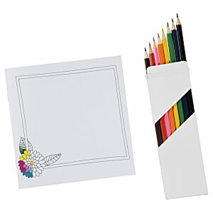 Additional Image 1 - a white square with a black stripe and a white square with a colorful stripe