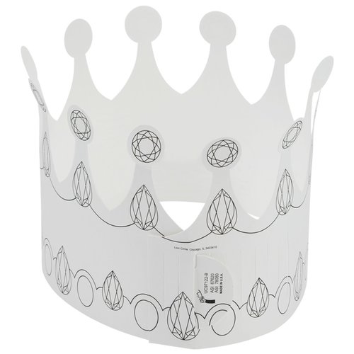 Additional Image 3 - a paper crown with a face