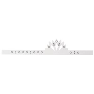 Additional Image 3 - a white line with a pointy design