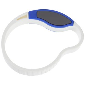 Additional Image 1 - a blue and white wristband