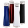 a group of different colored bottles