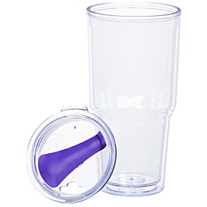 Additional Image 2 - a glass with a purple lid