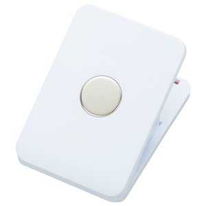 Additional Image 2 - a white paper clip with a round white circle