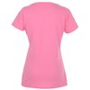View Image 2 of 3 of Team Favorite 4.5 oz. V-Neck T-Shirt - Ladies' - Screen