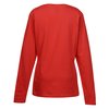 View Image 2 of 3 of Team Favorite 4.5 oz. V-Neck Long Sleeve T-Shirt - Ladies' - Screen