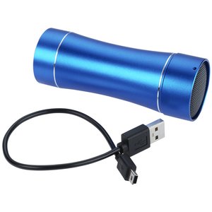 Additional Image 2 - a blue flashlight with a black cord