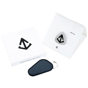 Additional Image 3 - a pair of cards with a black and white logo