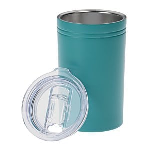 Additional Image 3 - a blue cup with a lid