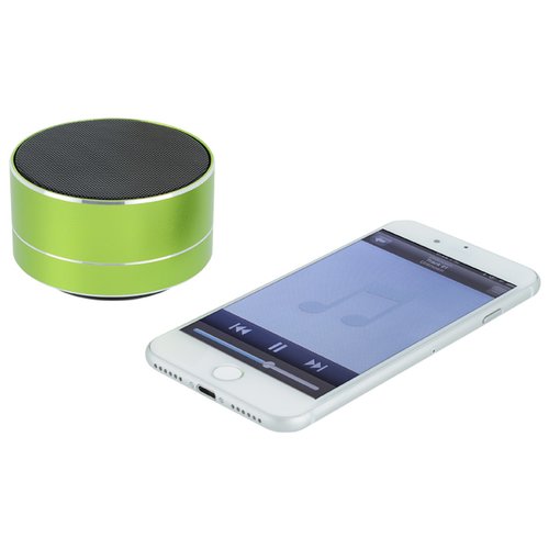 Additional Image 3 - a white cell phone next to a green cylindrical object