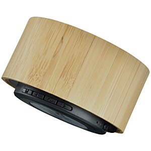 Additional Image 2 - a wooden cylinder with a black rim