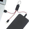 View Image 2 of 5 of Ridge Line Charging Cable Keychain