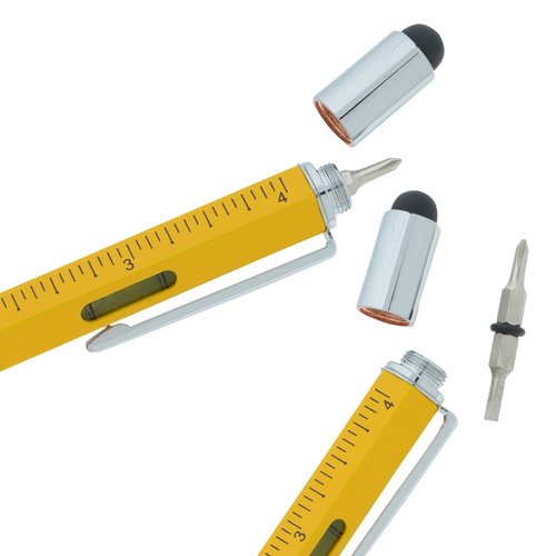 Additional Image 6 - a yellow pen and silver objects