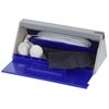 Additional Image 1 - a blue and white object with a black object in it