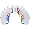 a group of plastic cups