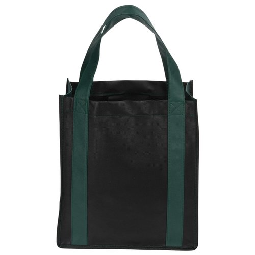 Additional Image 2 - a black bag with a green handle