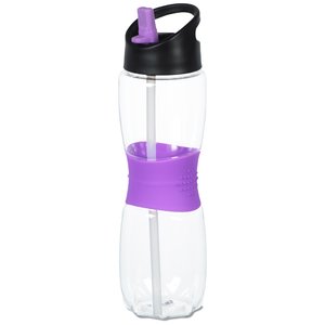 Additional Image 3 - a water bottle with a purple lid