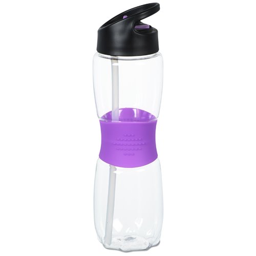 Additional Image 1 - a water bottle with a purple lid