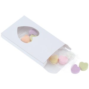 Additional Image 1 - a white box with a heart shaped candy inside