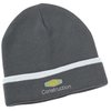 View Image 2 of 2 of Edge Stripe Knit Cuff Beanie