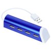 View Image 2 of 4 of Aluminum 4 Port USB Hub with Phone Stand
