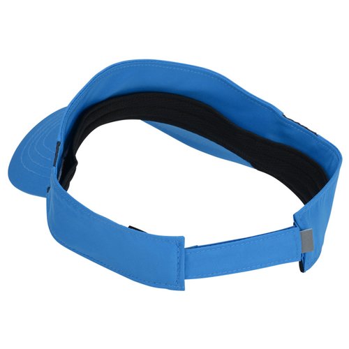 Additional Image 1 - a blue visor with black band