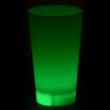 a green cup with a light in the dark