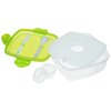 View Image 4 of 4 of Square Clip Container with Cutlery - Freezer Pack