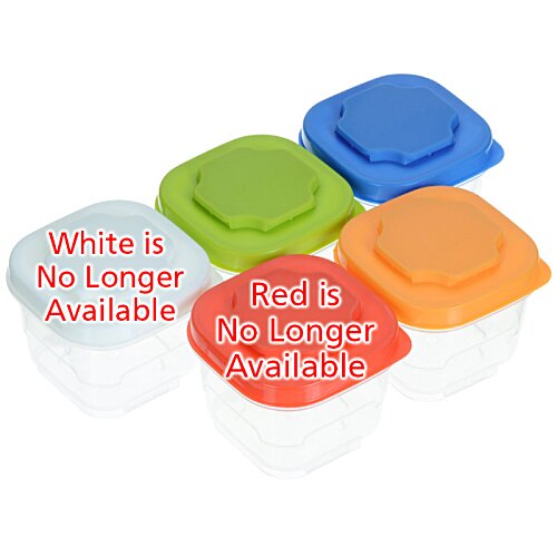 Additional Image 4 - a group of colorful plastic containers