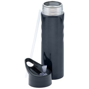 Additional Image 1 - a black thermos with a cap