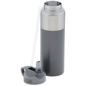 Additional Image 1 - a grey and silver water bottle