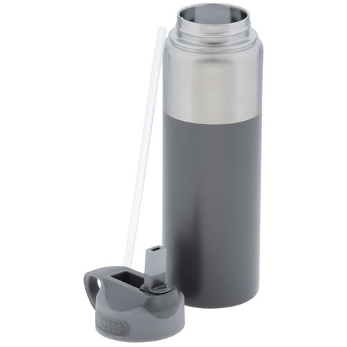 Additional Image 1 - a grey and silver water bottle